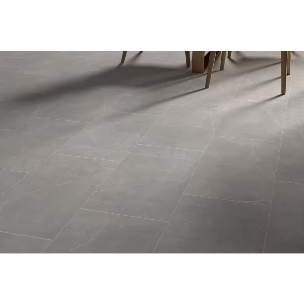 EMSER TILE Sterlina Dove 23.62 in. x 23.62 in. Matte Marble Look Porcelain Floor and Wall Tile (15.5 sq. ft./Case)