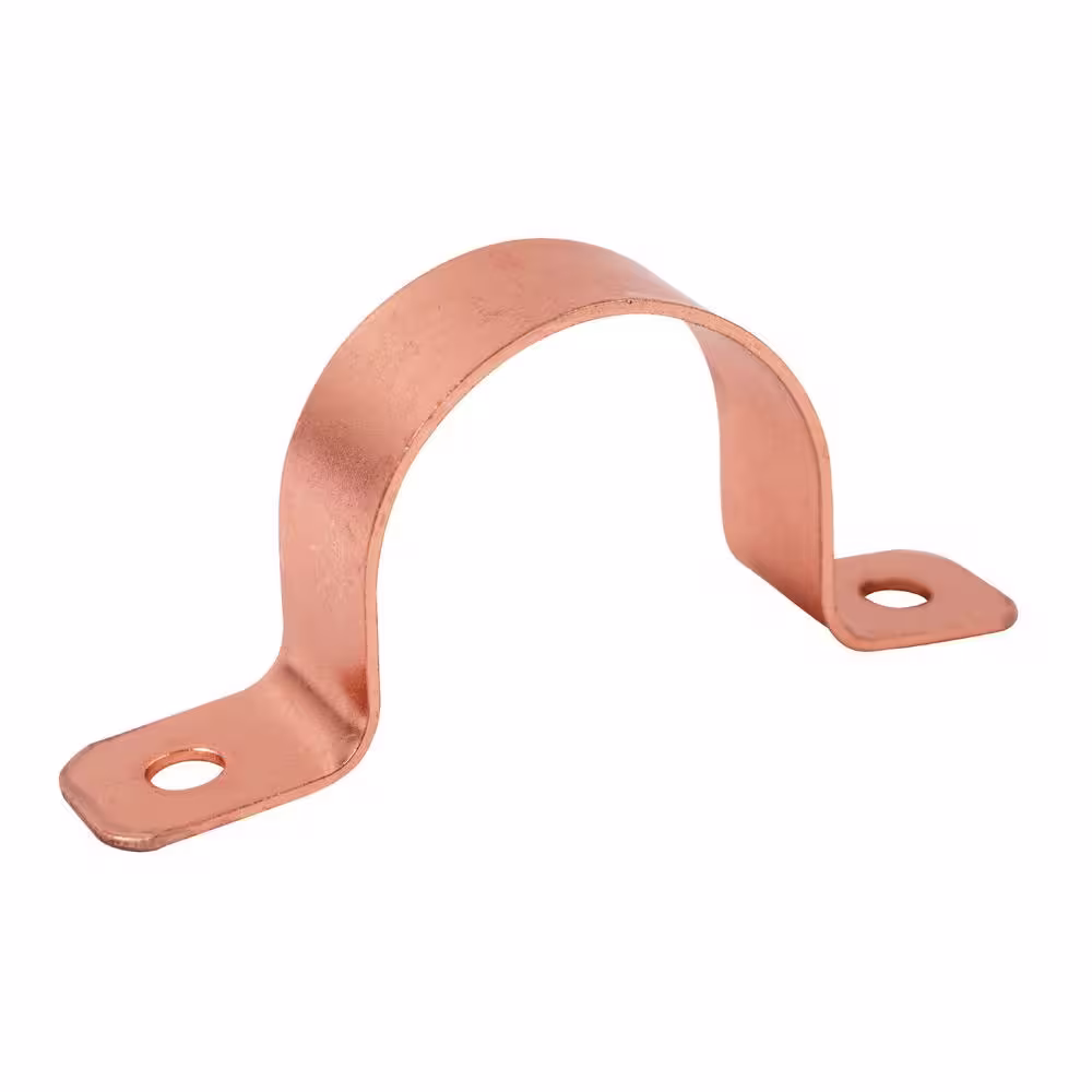 Oatey 2 in. Copper 2-Hole Pipe Hanger Strap
