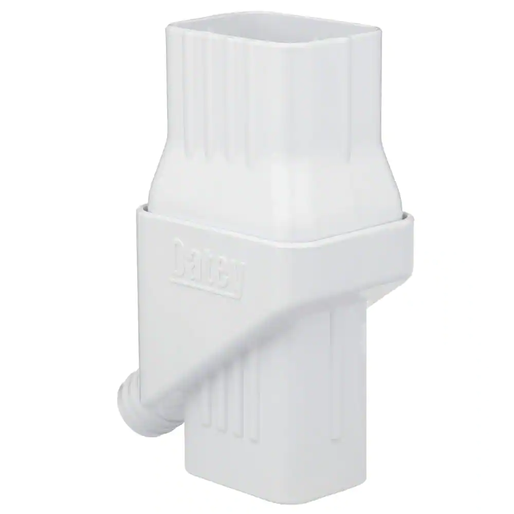 Oatey Mystic 2 in. x 3 in. White Rainwater Collection System