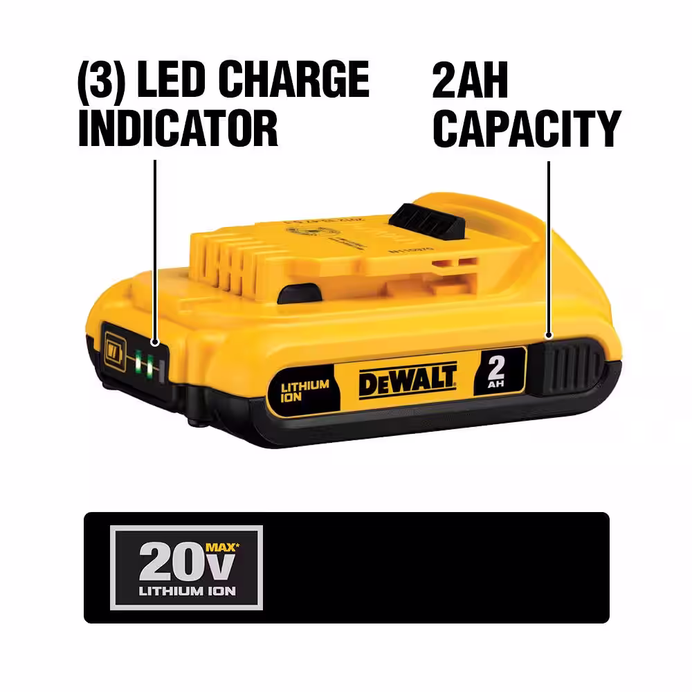 DEWALT 20V MAX Lithium-Ion POWERSTACK Compact Battery Starter Kit