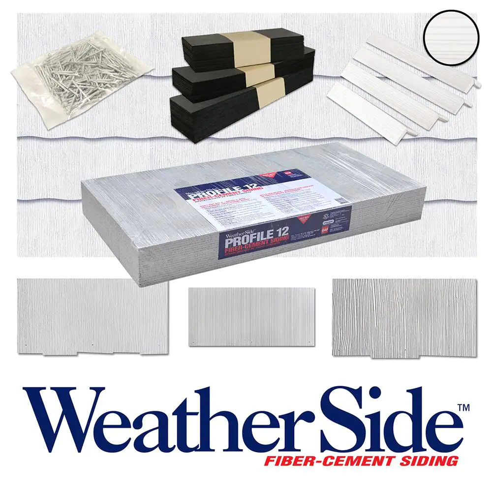 GAF Weatherside 1-3/4 in. White Siding Nails (Bag)