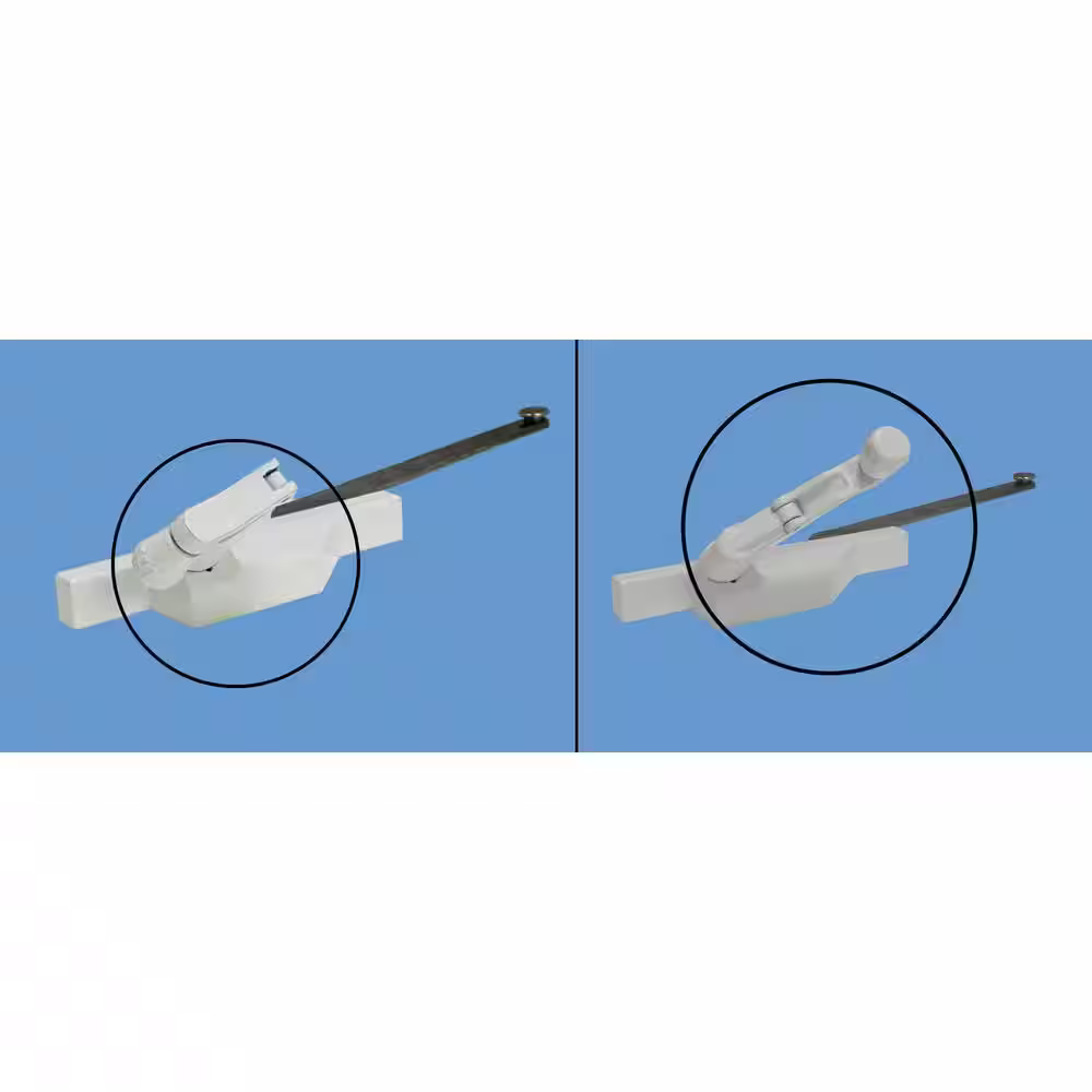 Barton Kramer White Universal Folding Handle for Window Operators