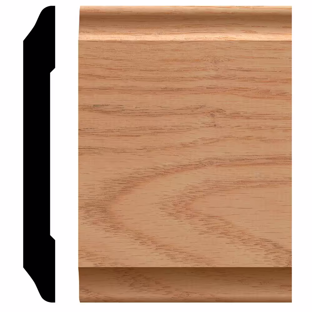 Weaber WW 472 1/2 in. x 4-1/2 in. x 72 in. Oak Saddle Threshold Molding