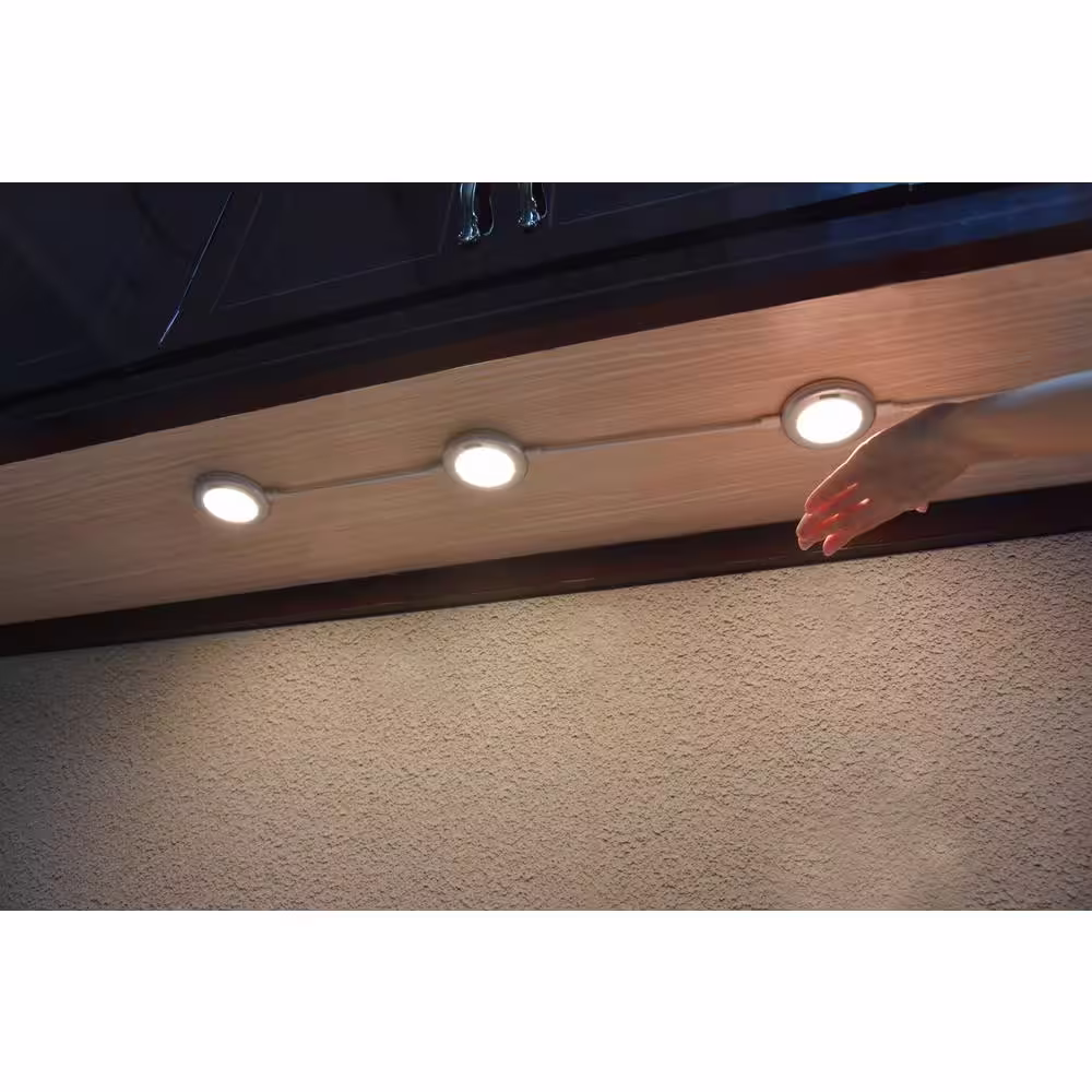 Commercial Electric 3-Light LED Puck Light Kit