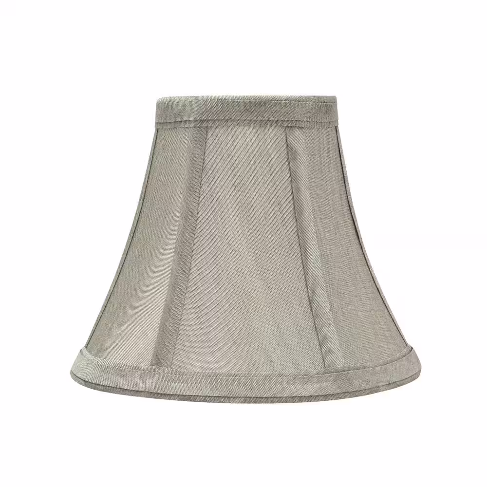 Aspen Creative Corporation 6 in. x 5 in. Grey Bell Lamp Shade (9-Pack)