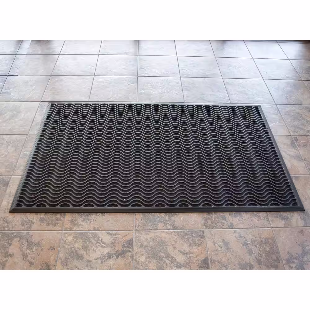 Buffalo Tools 36 in. x 60 in. Commercial Rubber Scraper Mat