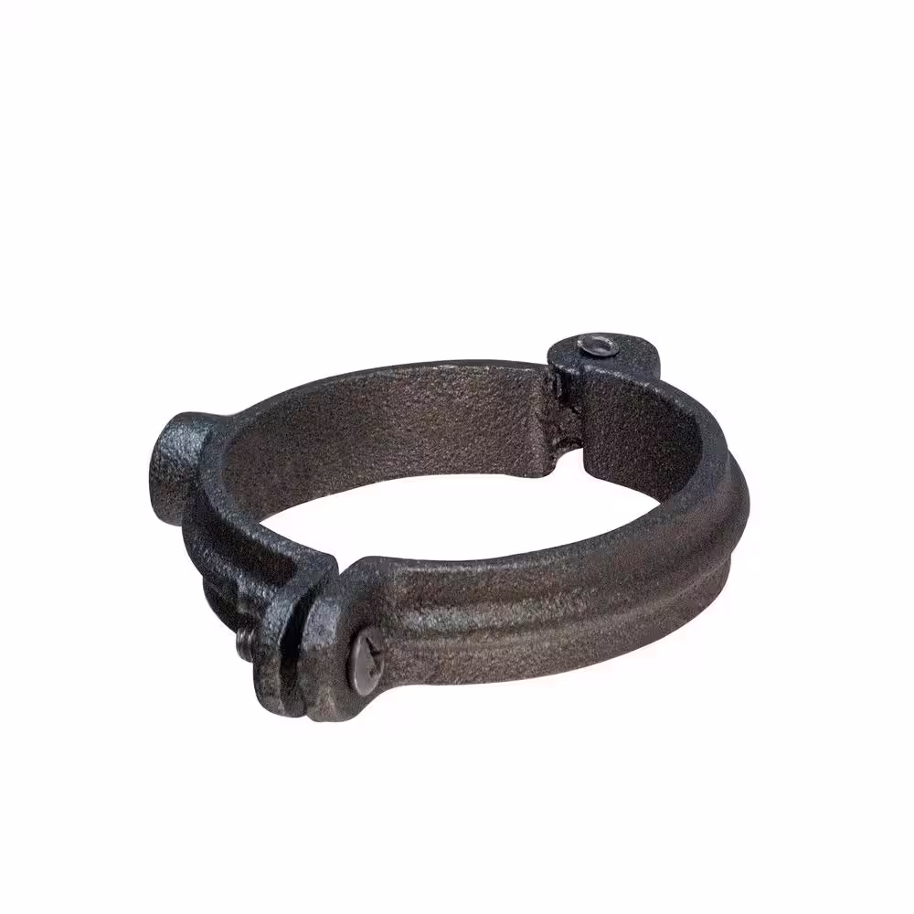 The Plumber's Choice 1 in. Hinged Split Ring Pipe Hanger in Uncoated Malleable Iron