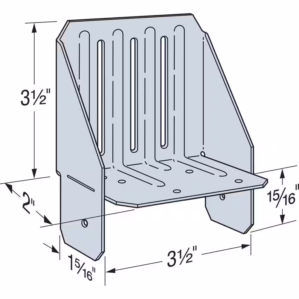 Simpson Strong-Tie HTC 18-Gauge Galvanized Heavy Truss Clip