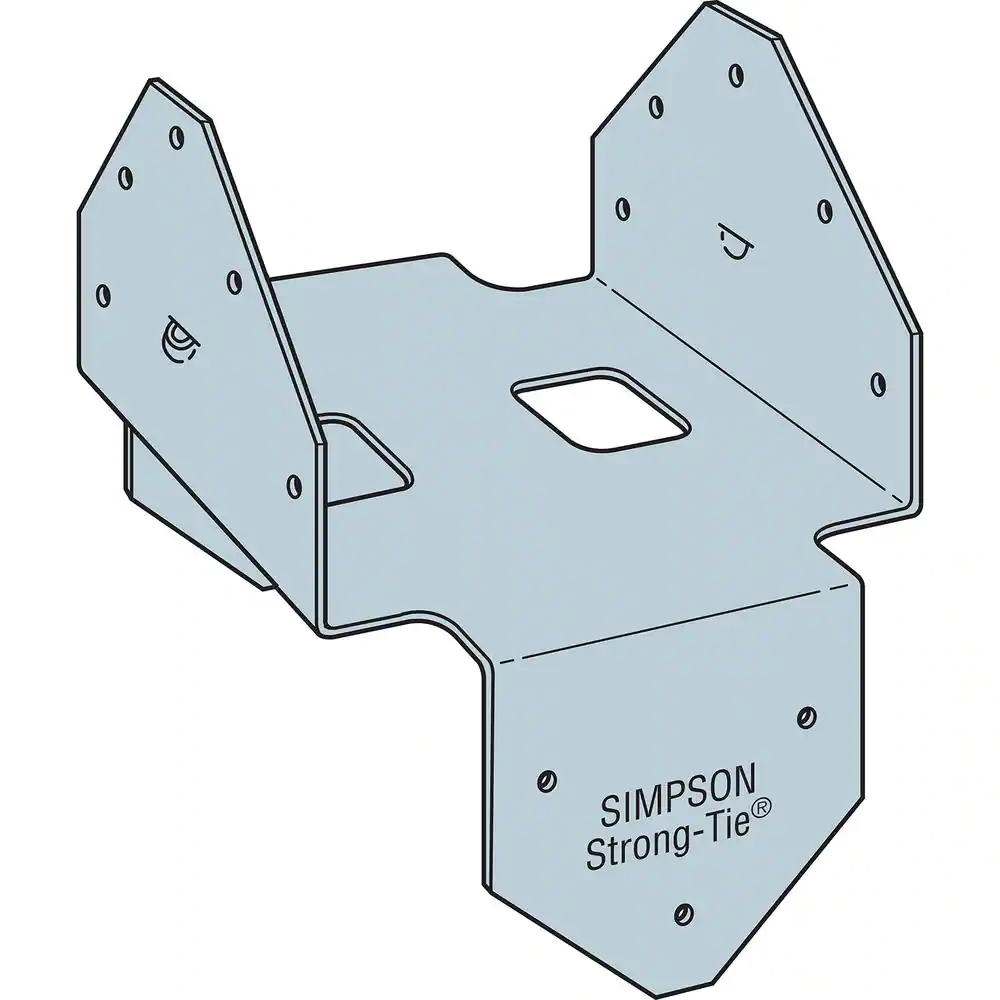 Simpson Strong-Tie BCS Galvanized Post Cap for Double 3x Beam, 6x Post
