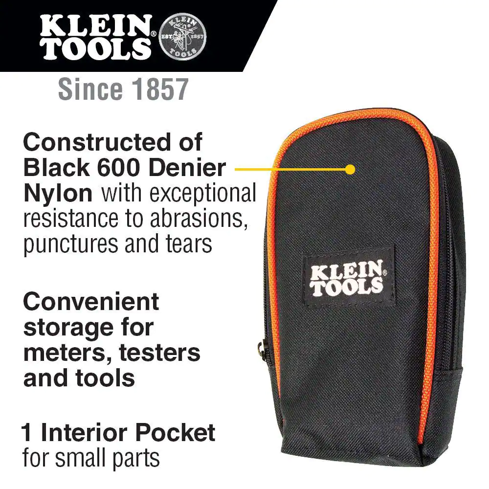 Klein Tools 3.5 in. Multimeter Carrying Tool Case