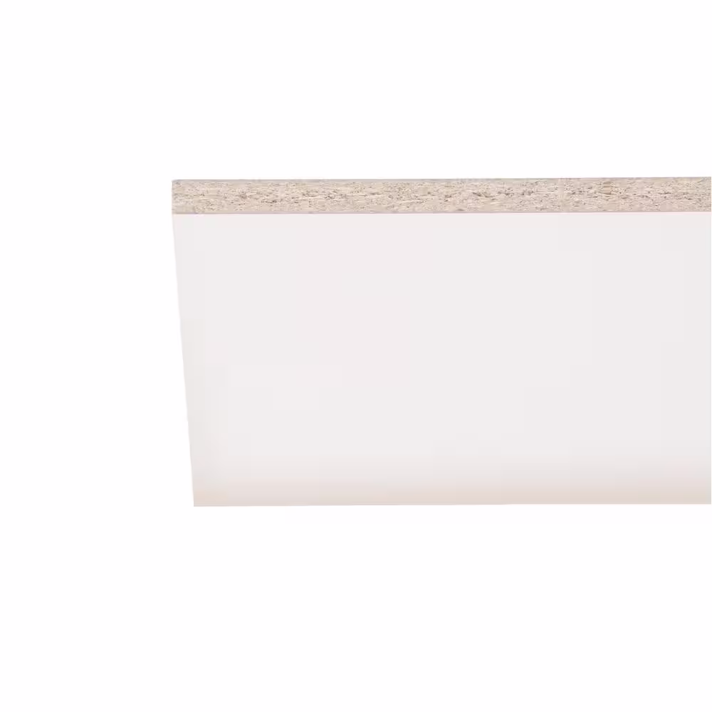 None White Melamine Wood Shelf 11.75 in. D x 72 in. L