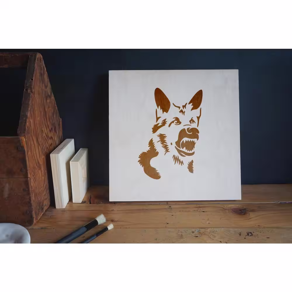 Stencil1 German Shepherd Stencil