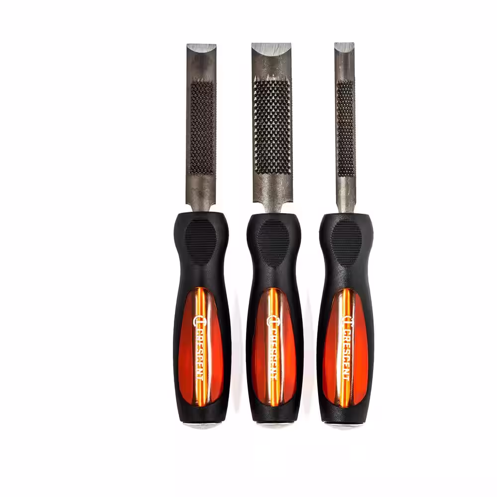 Nicholson WoodChuck 4-in-1 Combination Chisel/Wood Rasp (3-Piece)