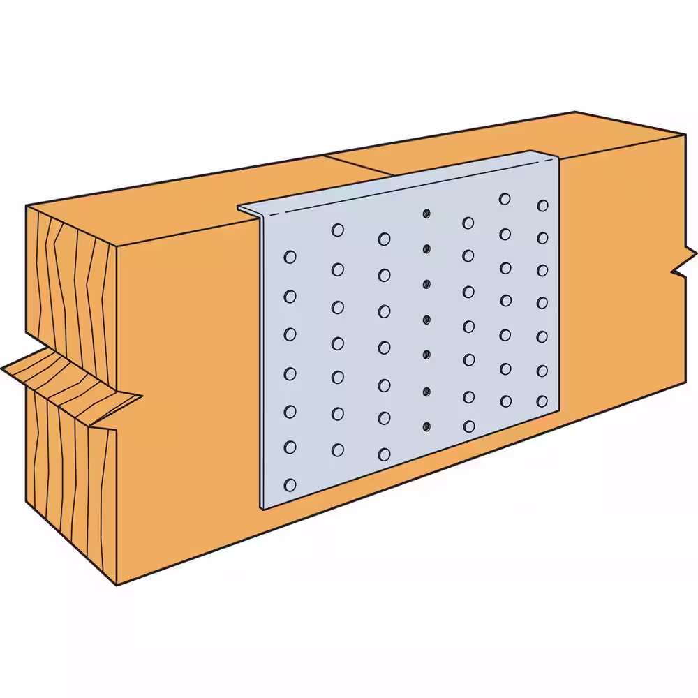 Simpson Strong-Tie TPA 5 in. x 7 in. 20-Gauge Galvanized Tie Plate