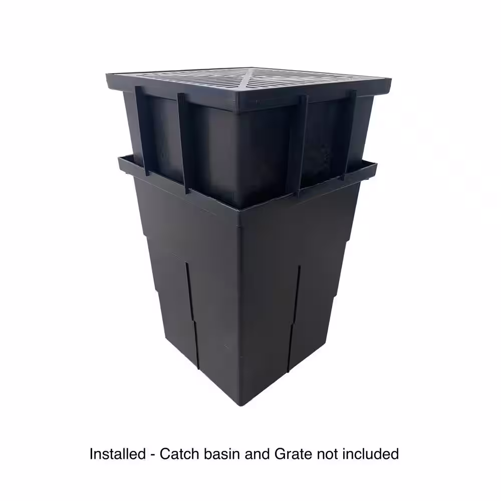 U.S. TRENCH DRAIN 14.75 in. x 6 in. Riser for US Trench Drains Catch Basins