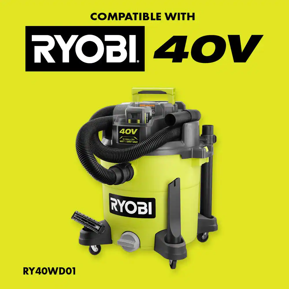 RYOBI Replacement Filter for RY40WD01 RYOBI 40V 10 Gallon Wet/Dry Vac (2-Pack)