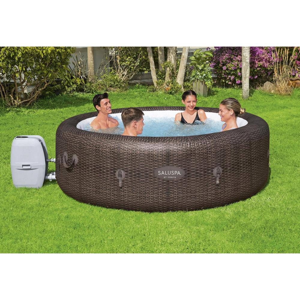 Bestway SaluSpa St Moritz AirJet 7-Person Hot Tub and 2 PureSpa Removable Seats