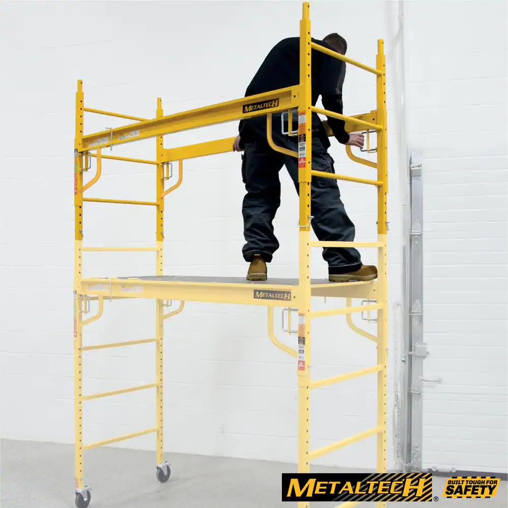 MetalTech 39 in. Scaffolding Extension Platform, Stackable Metal Tool/Parts/Equipment for Baker Scaffold