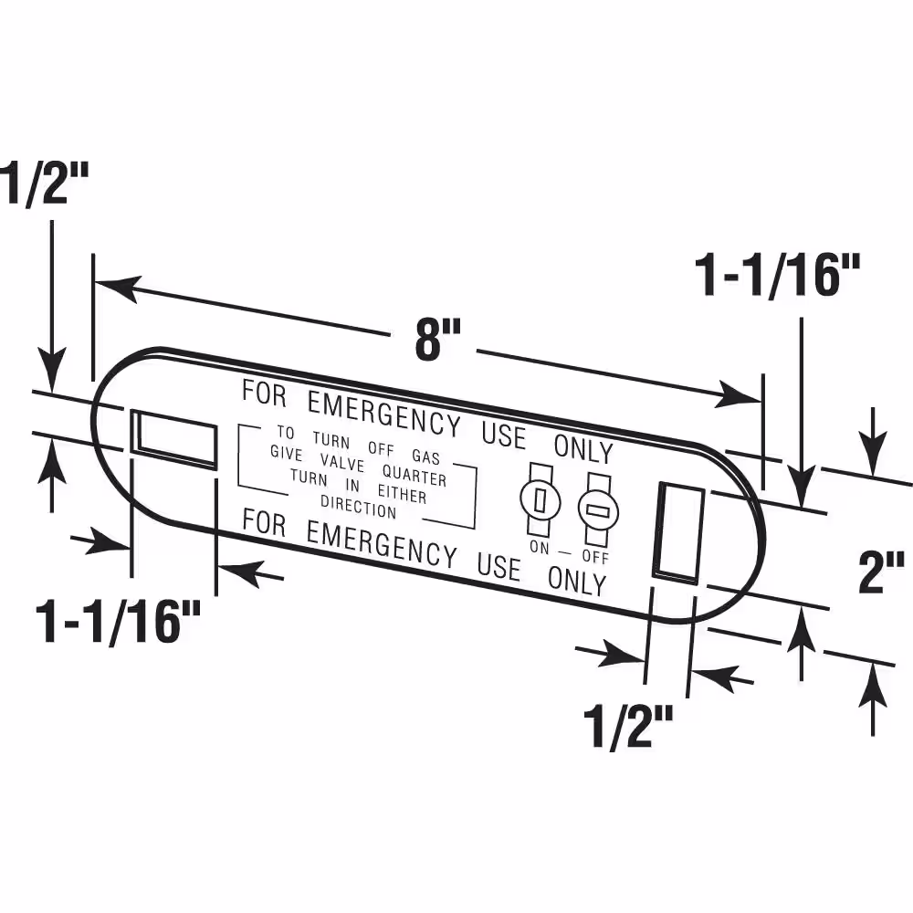 Prime-Line Gas Shut-Off Wrench, Steel