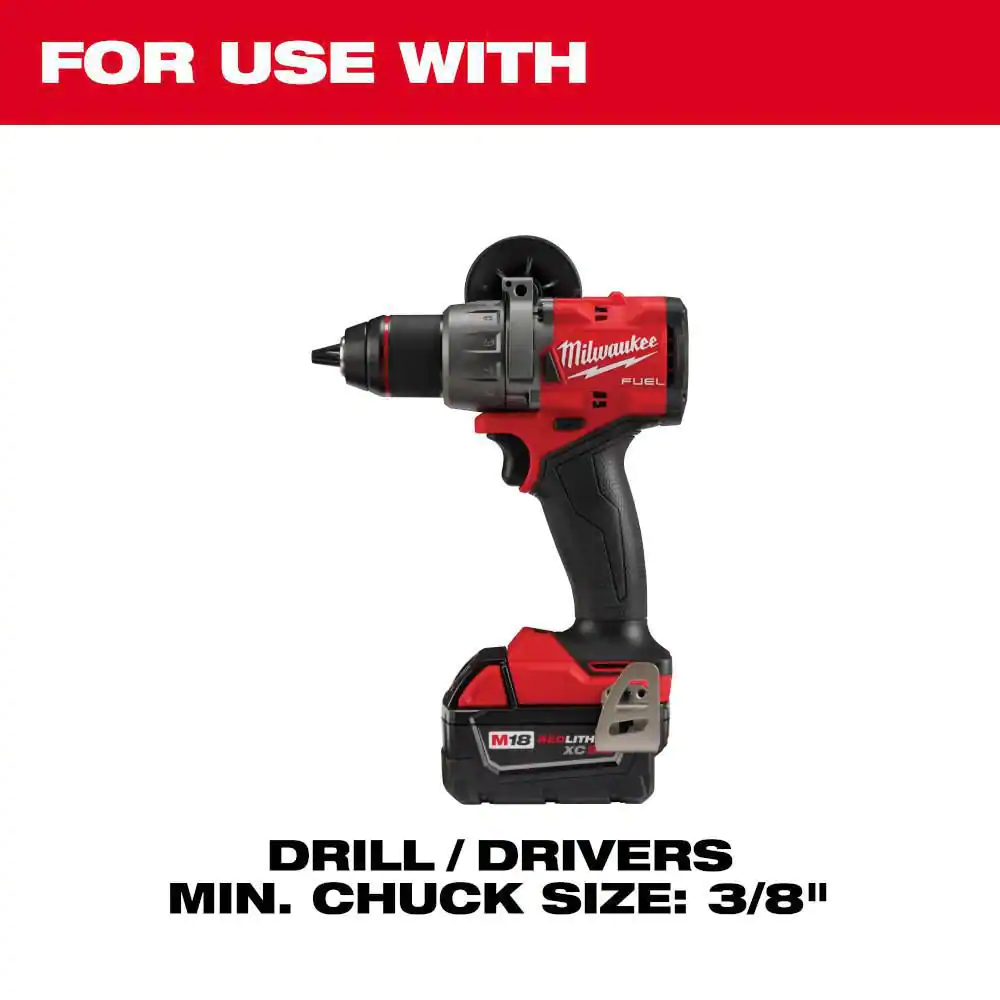 Milwaukee 3/8 in. Small Hole Saw Arbor W/ Pilot Drill Bit