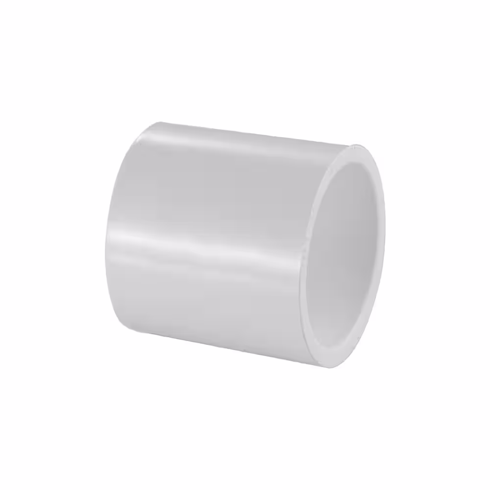 VPC 1-1/2 in. PVC DWV Hub x Hub Repair Coupling