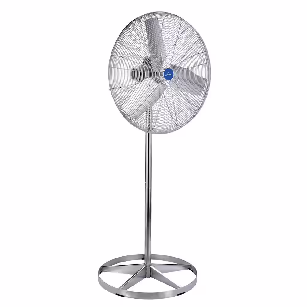 iLIVING 30 in. Pedestal Washdown Fan, 9600 CFM, 1/3 HP, Single Phase 115/230V