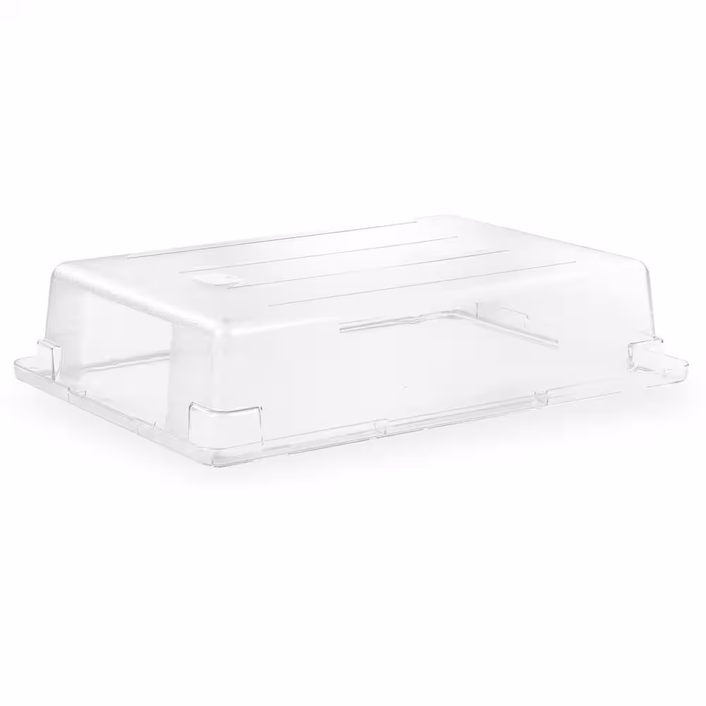 Carlisle 8.5 gal., 18x26x6 in. Polycarbonate Food Storage Box in Clear (Case of 6)
