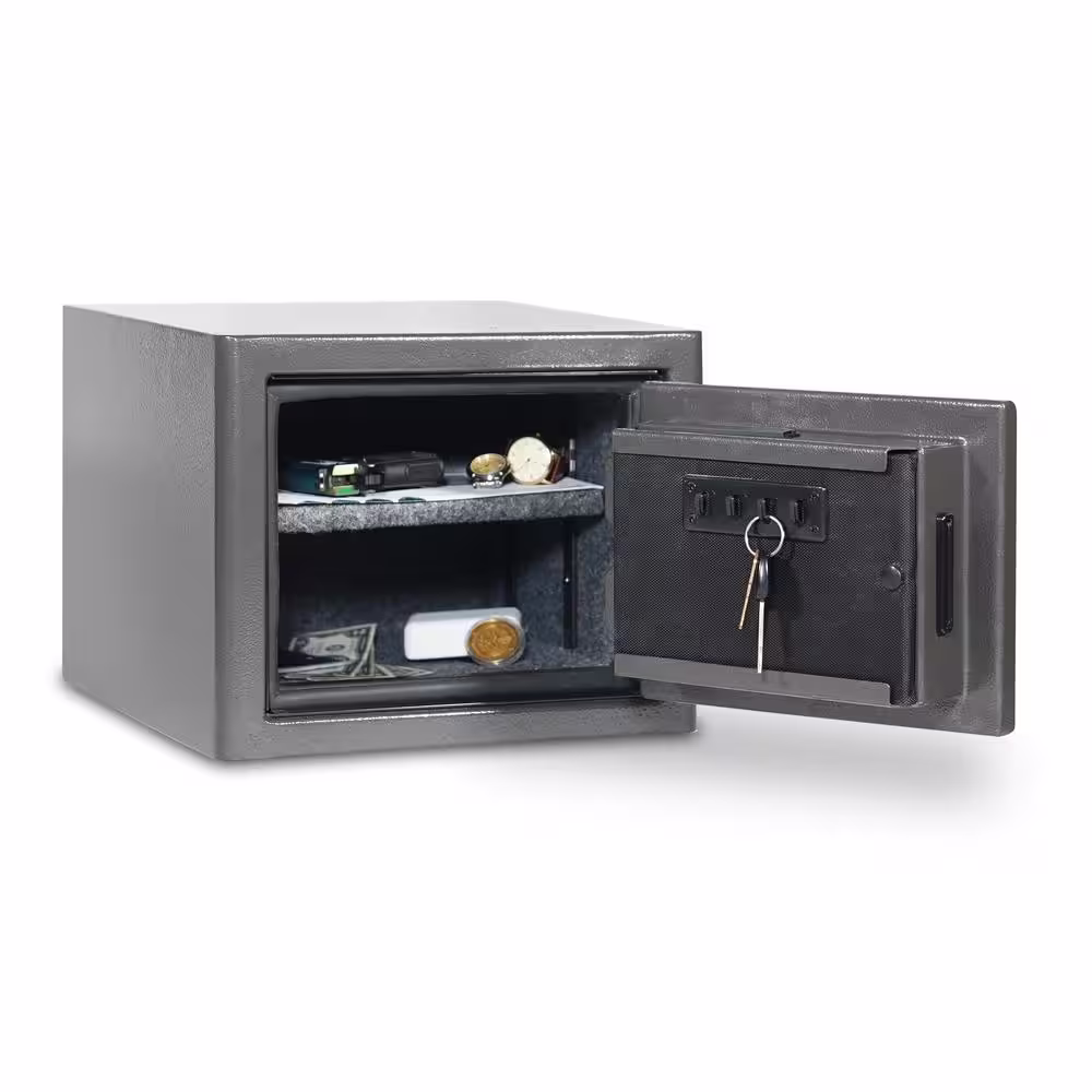 SANCTUARY Diamond 0.79 cu. ft. Fireproof/Waterproof Home & Office Safe with Electronic Lock, Dark Gray Hammertone Finish