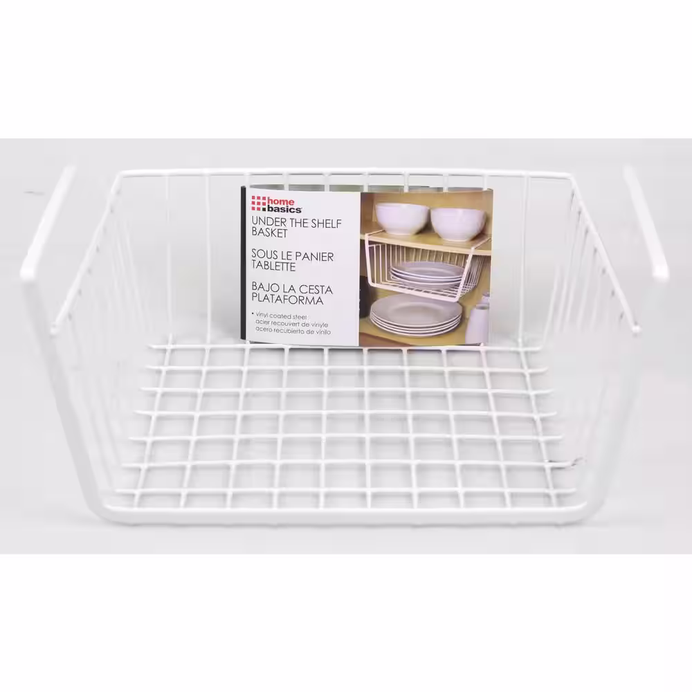 Home Basics 12.5 in. x 10 in. White Shelf Bracket for Shelving