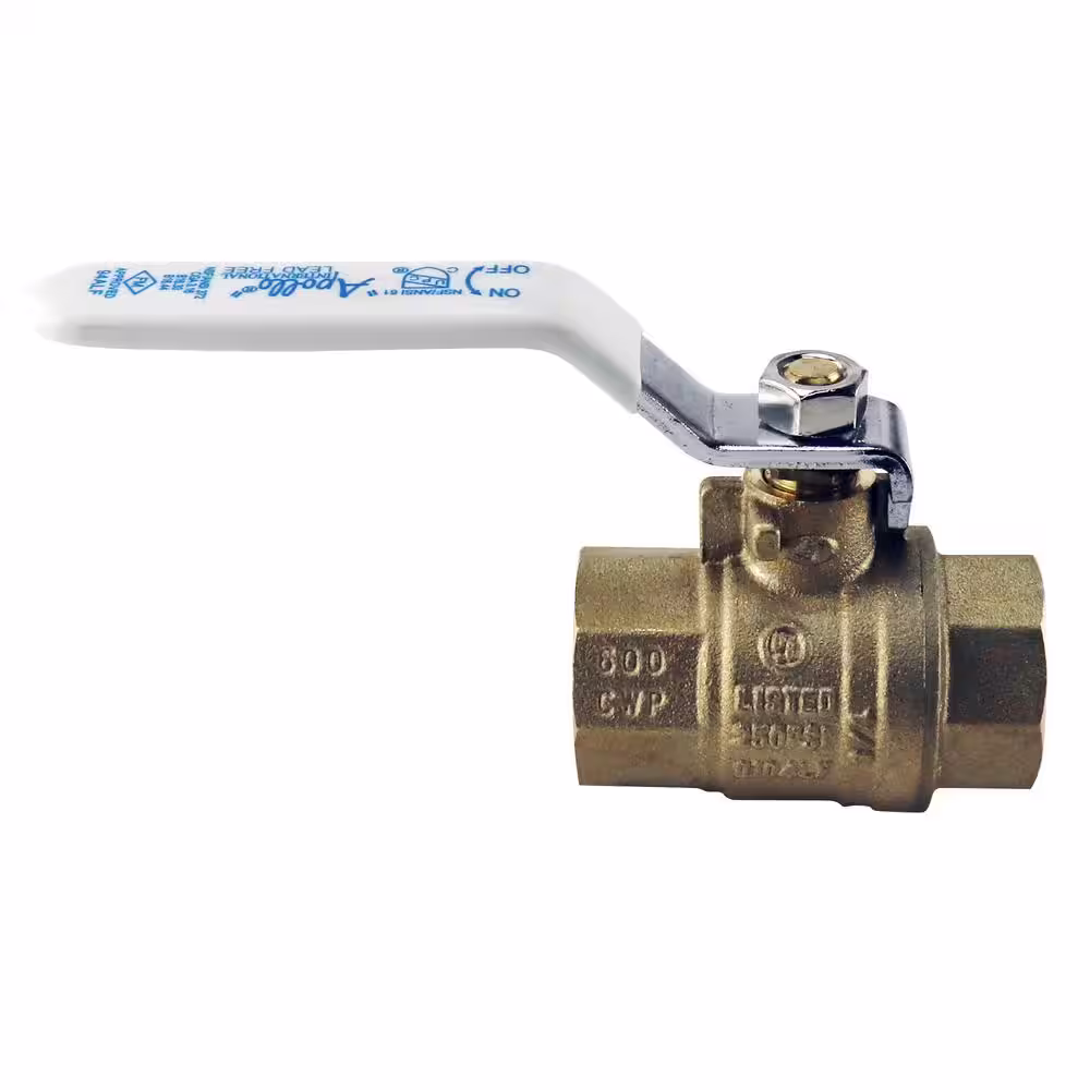 Apollo 3/4 in. x 3/4 in. Lead Free Brass FNPT x FNPT Full-Port Ball Valve