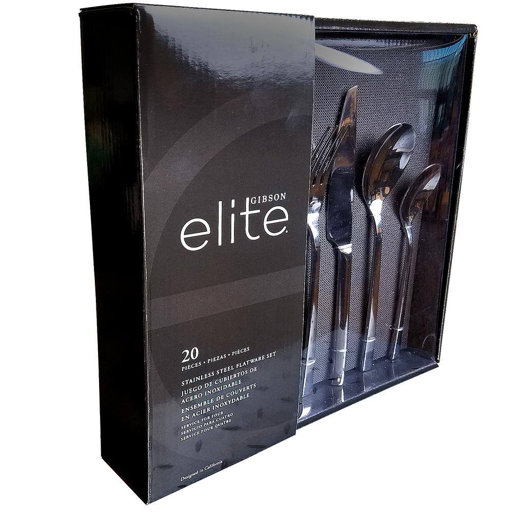 Gibson Sparland 20-Piece Silver Stainless Steela Flatware Set (Service for 4)