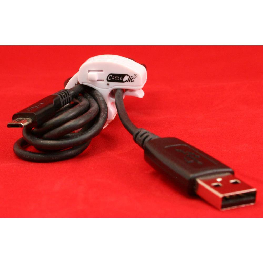CABLE CLIC Mini Cable Clic - White