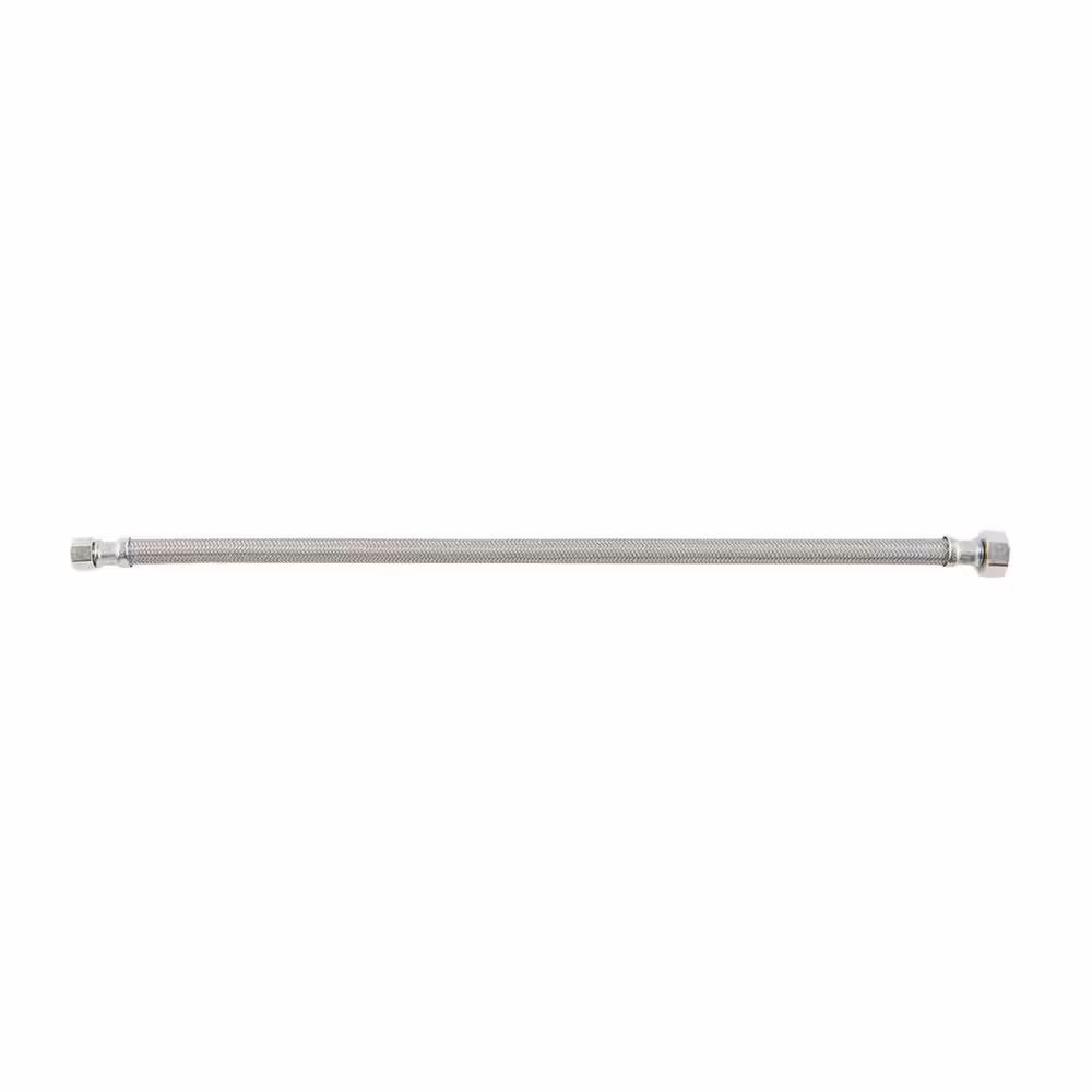 BrassCraft 3/8 in. Compression x 1/2 in. FIP x 20 in. Braided Polymer Universal Faucet Water Connector