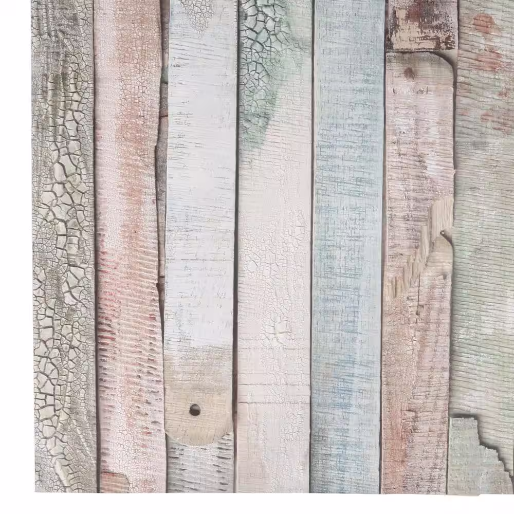 Komar 100 in. x 72 in. Vintage Wood Wall Mural