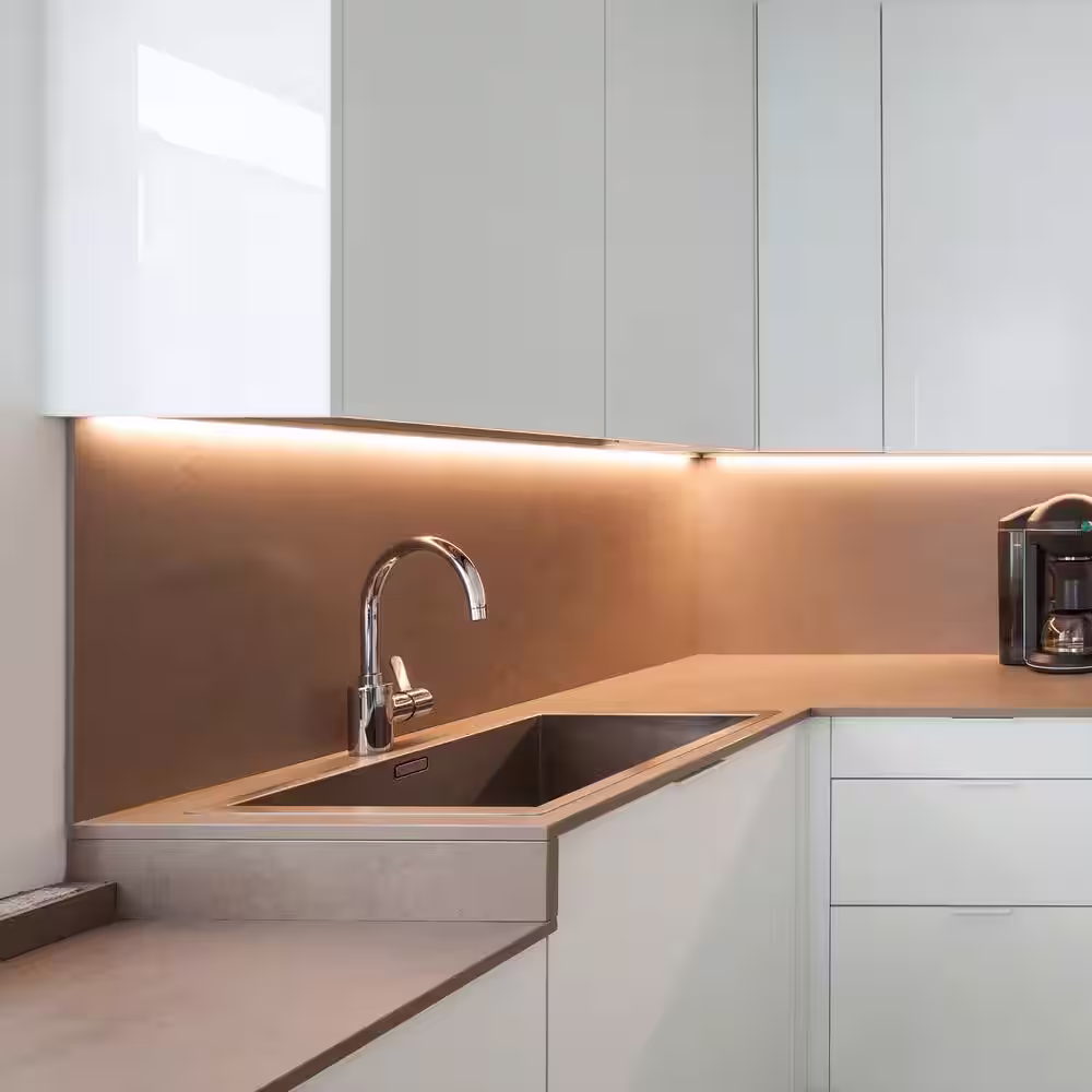 Illume Lighting PowerLEDÂ 36 in.Â LED Satin Nickel Under Cabinet Low Profile Linear 120-Volt Light with Included Power Cord