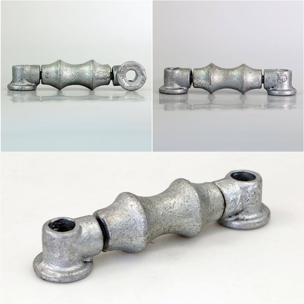 The Plumber's Choice 3 in. Galvanized Steel Hot Dipped Double Rod Pipe Roller with Sockets (5-Pack)