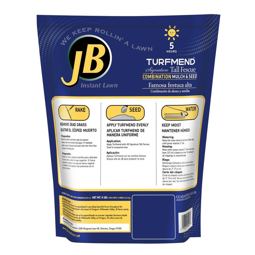 None JB Signature Tall Fescue with Turfmend 8lb