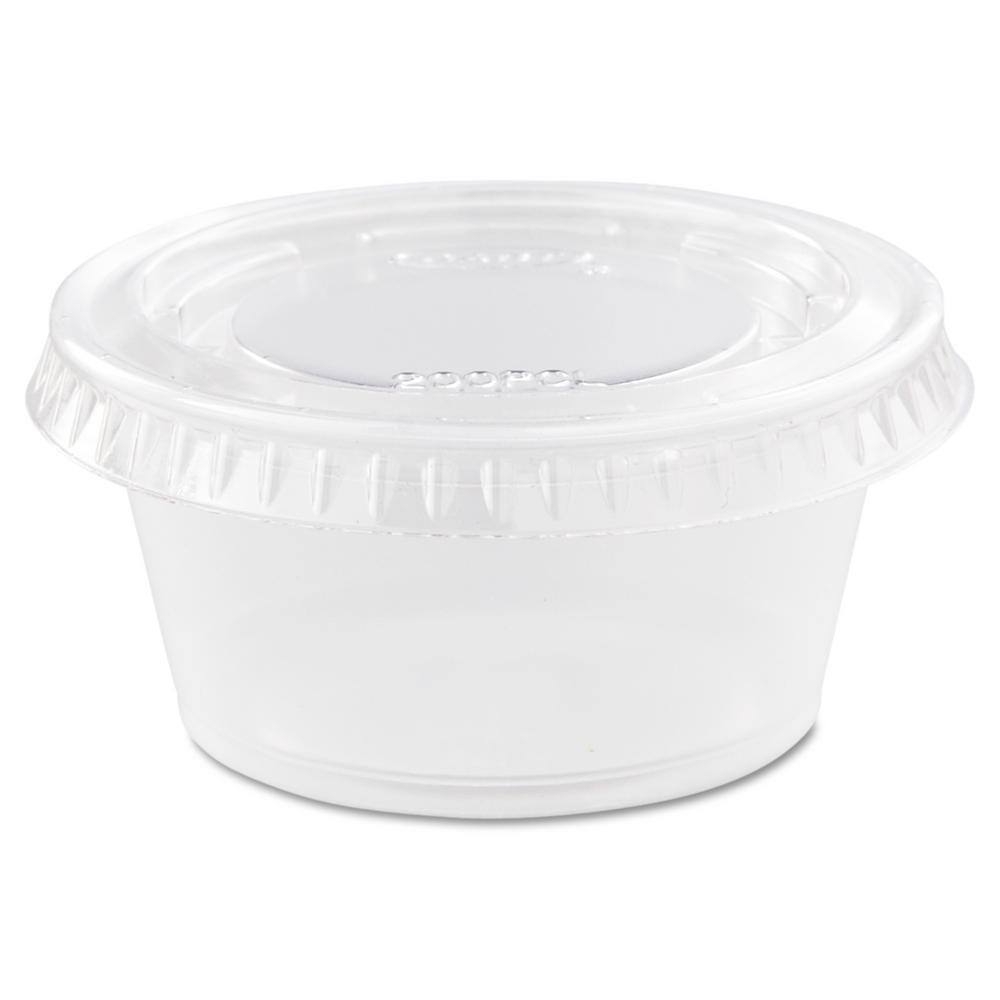 DART Conex Polypropylene Portion Container, 2 oz., Clear, 2500 Per Case