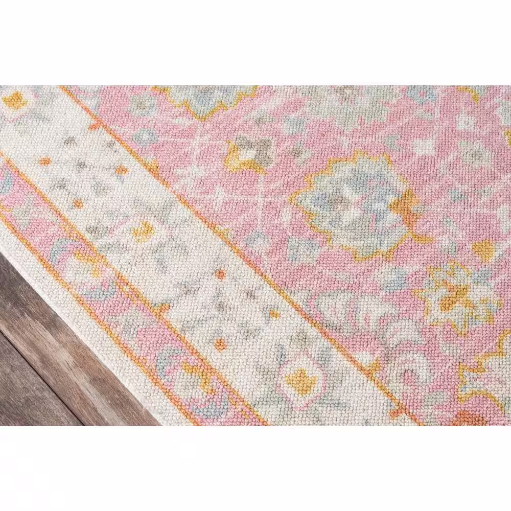 Momeni Anatolia Pink 2 x 8 ft. Machine Made Oriental Blended Yarn Runner