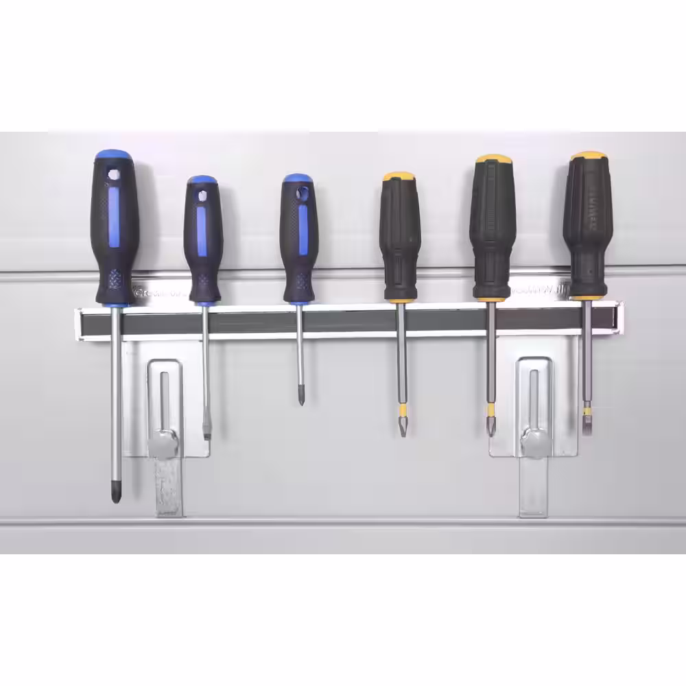 CROWNWALL Slatwall 16 in. Magnetic Tool Bar (2-Pack)