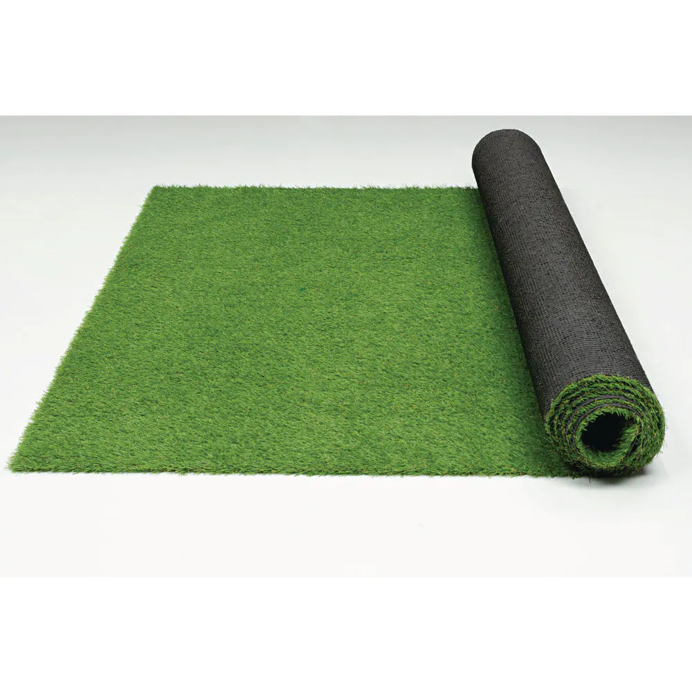 Nance Carpet and Rug Prairie 12 ft. Wide x Cut to Length Green Artificial Grass