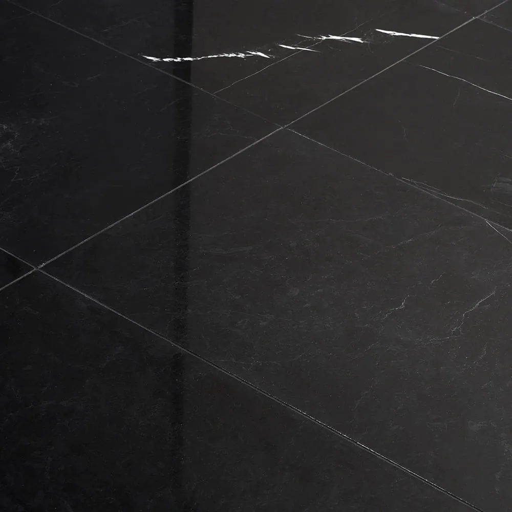 Ivy Hill Tile Blackout Nero Marquina 12 in. x 24 in. Polished Marble Floor and Wall Tile (10 sq. ft./Case)