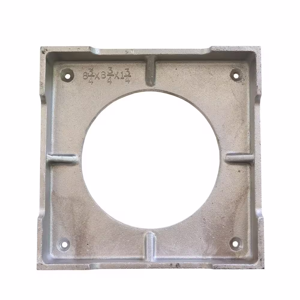 None 10 in. x 10 in. Aluminum Plinth Block (Box of 2)