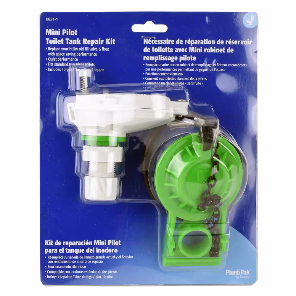 KEENEY 2 in. Toilet Flush Valve with Replacement Flapper