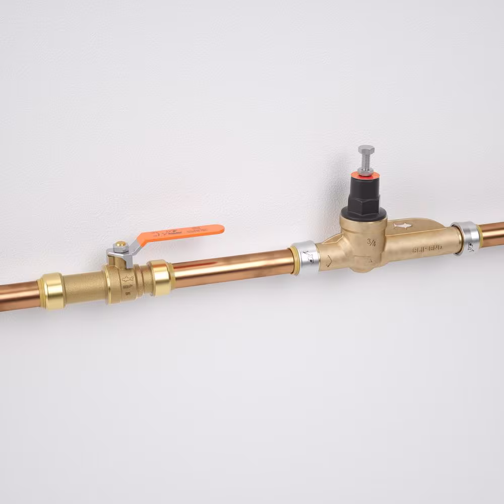 SharkBite 3/4 in. Push-To-Connect Brass Slip Ball Valve