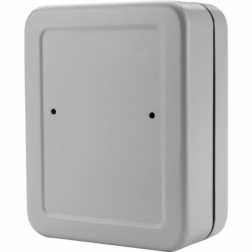 BARSKA 20-Position Steel Key Lock Box Safe with Key Lock, Gray