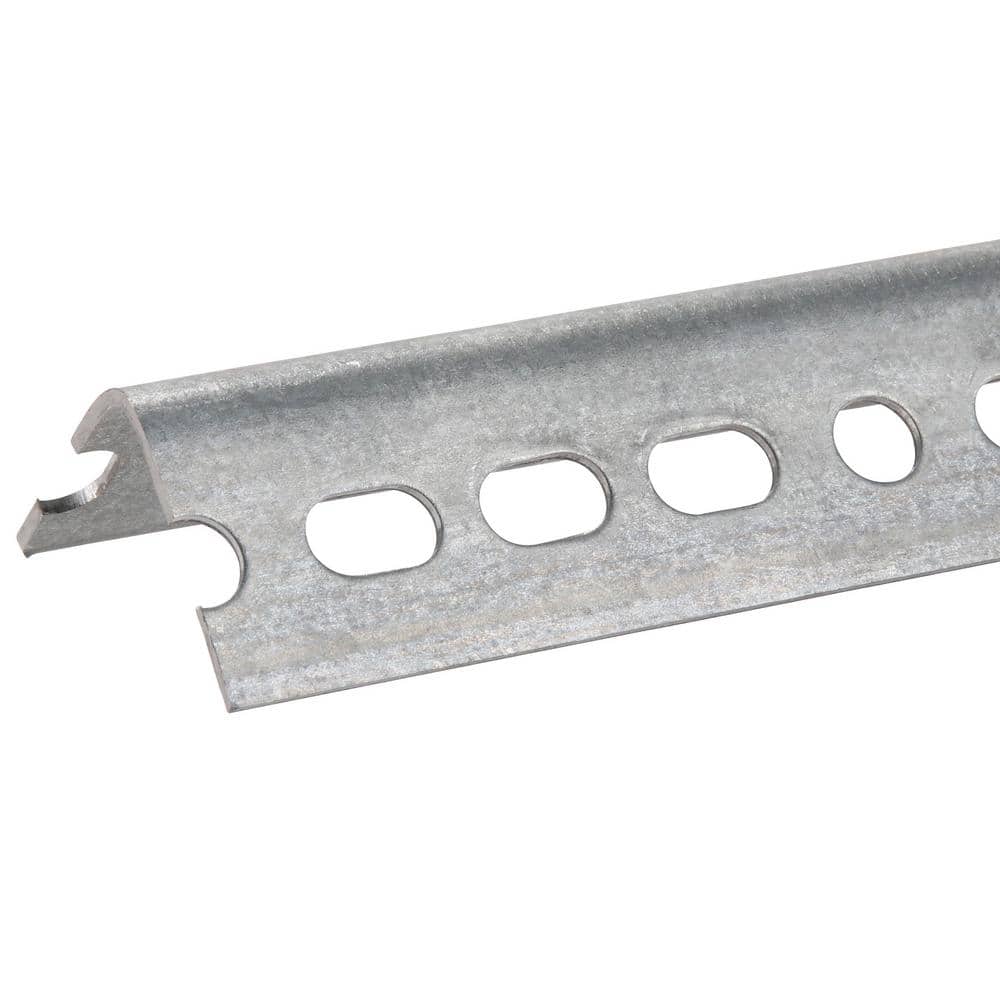 Everbilt 1-1/2 in. x 14-Gauge x 36 in. Zinc-Plated Slotted Angle