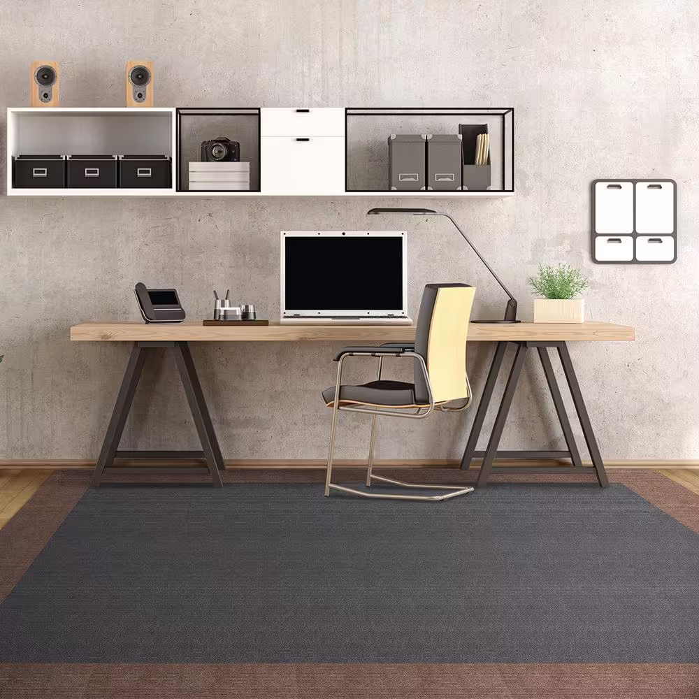 Foss First Impressions Gray Commercial 24 in. x 24 Peel and Stick Carpet Tile (15 Tiles/Case) 60 sq. ft.
