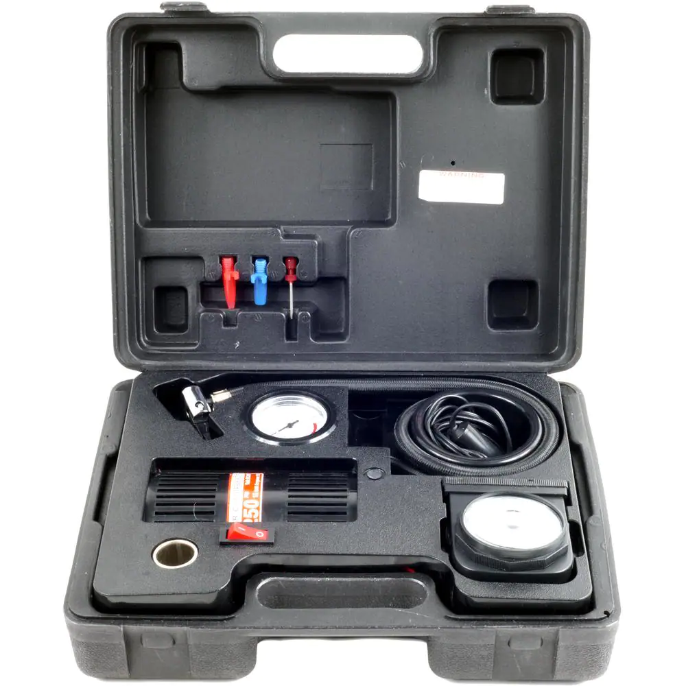 Stalwart Portable Electric Powered Air Compressor Kit with Light