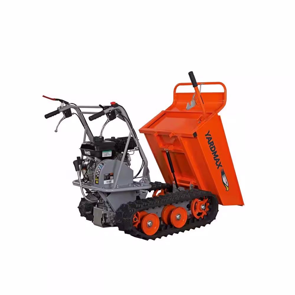 YARDMAX YD8103 Track Barrow, 660lb. Capacity, Briggs CR950, 6.5 hp, 208cc